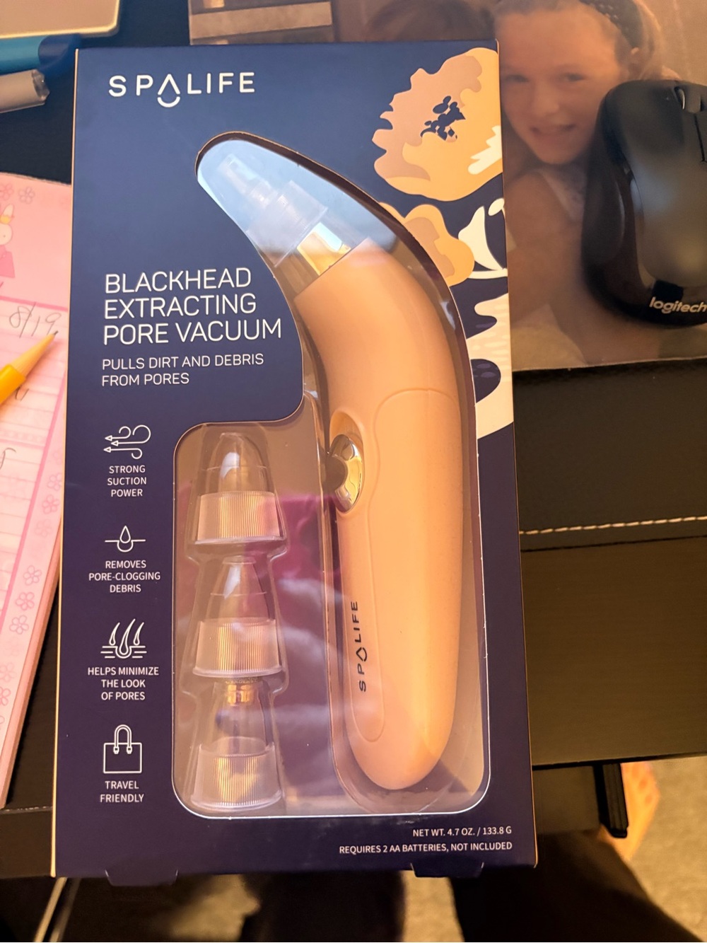 SpaLife Blackhead Extracting Pore Vacuum.